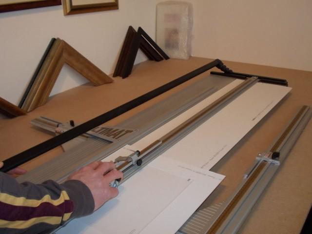 Views from the workshop.. picture framing in progess. Views from the workshop.. picture framing in progess.