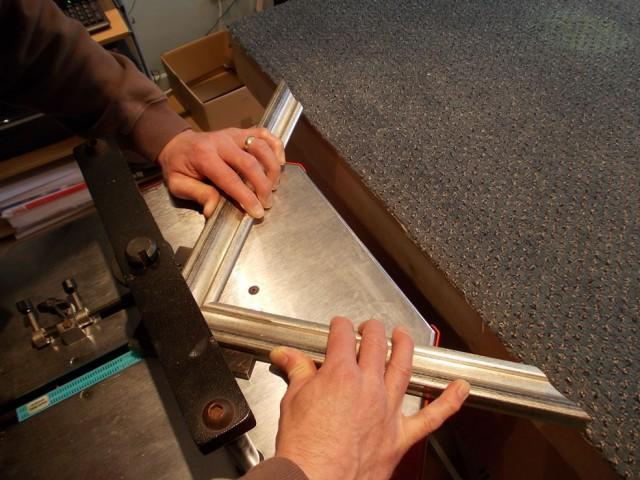 Views from the workshop.. picture framing in progess. Views from the workshop.. picture framing in progess.