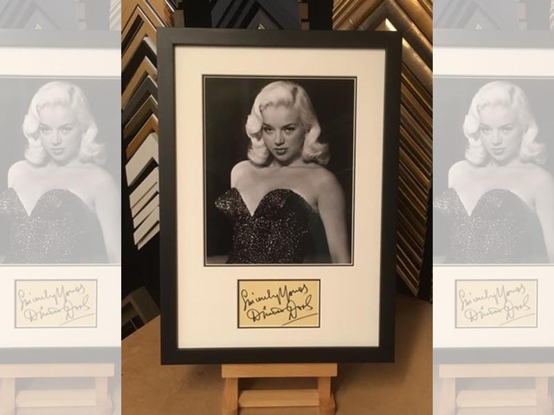 Sincerely Yours Diana Dors Autographed Picture.