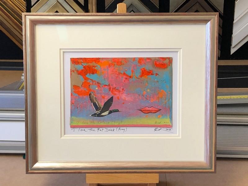 An original painting by London artist framed with a distressed silver moulding, double mounted and glazed with Tru Vue reflection control glass. An original painting by London artist framed with a distressed silver moulding, double mounted and glazed with Tru Vue reflection control glass.