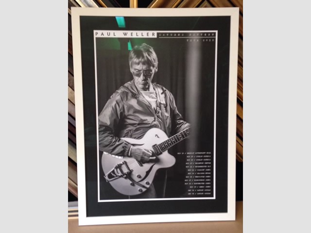 Lithograph Poster Paul Weller 2015 UK Tour Poster